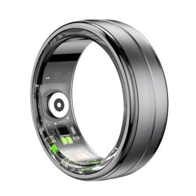 Smart Rings For Men And Women Unisex Health Tracker Fitness Ring IP68 Waterproof Fitness Activity Tracker For Walking Cycling (Color: Black, size: 9)