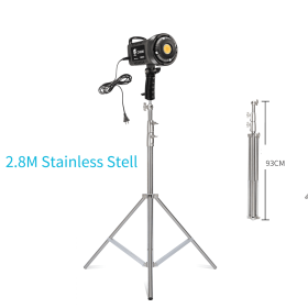 SH 100W Photography LED Video Light Daylight-Balanced Sun Lamp for Softbox Lighting Portrait Flash Studio Accessories (Color: 100W 2.8m tripod)